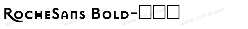 RocheSans Bold字体转换